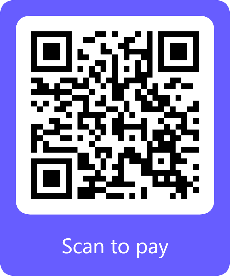 Stripe QR code for BLS deposit